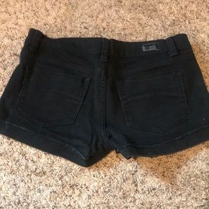 Black Denim Shorts Size 9